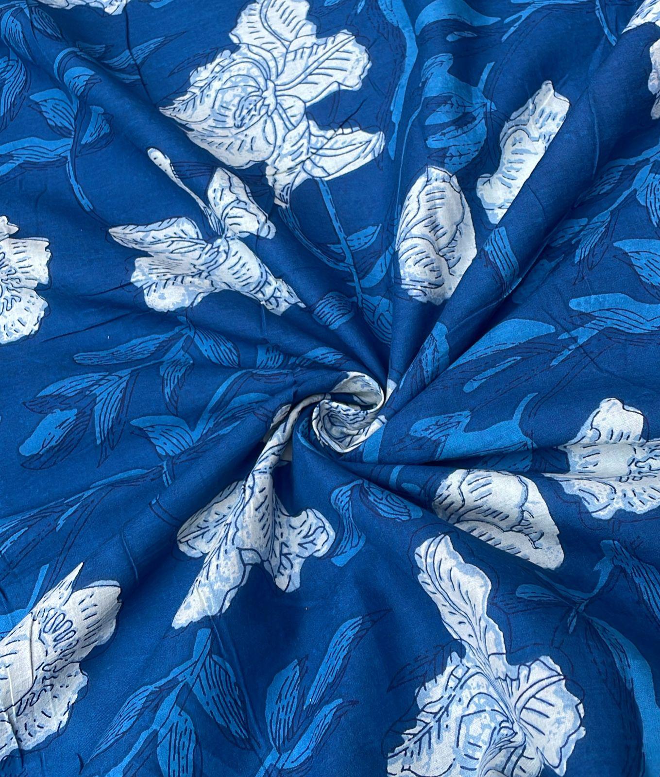 co ord set indigo leaf